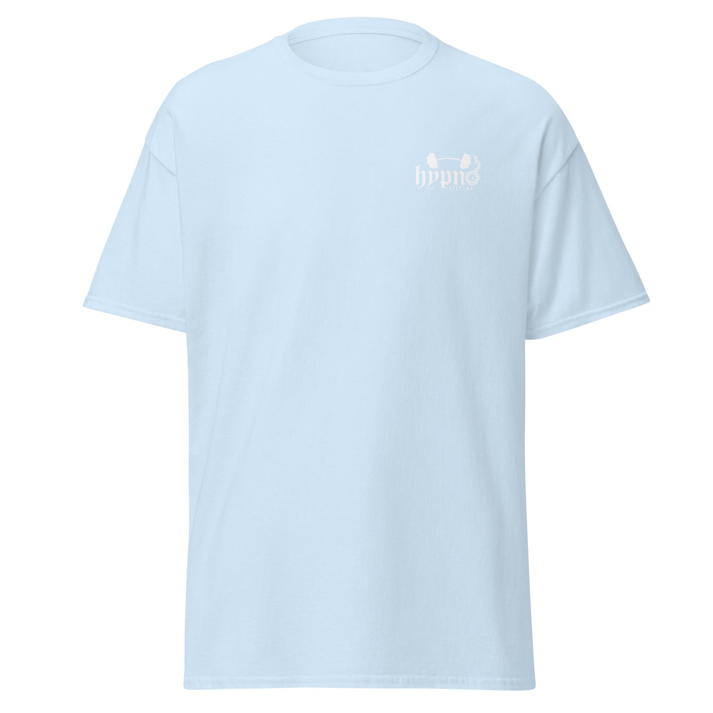 Hypno Lifting front white logo classic tee