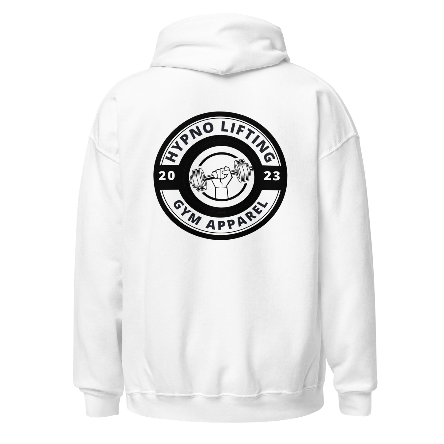 Hypno Lifting July Logo Unisex Hoodie (White Front Logo)