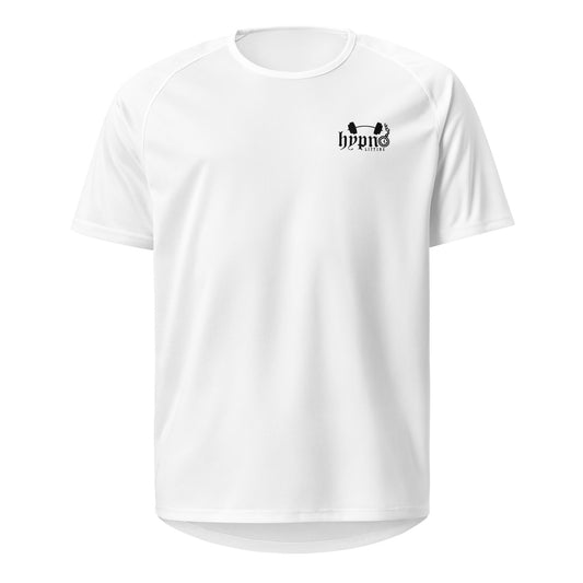 Hypno Lifting Unisex Slim Fit Athletic T-Shirt (Black Logo)